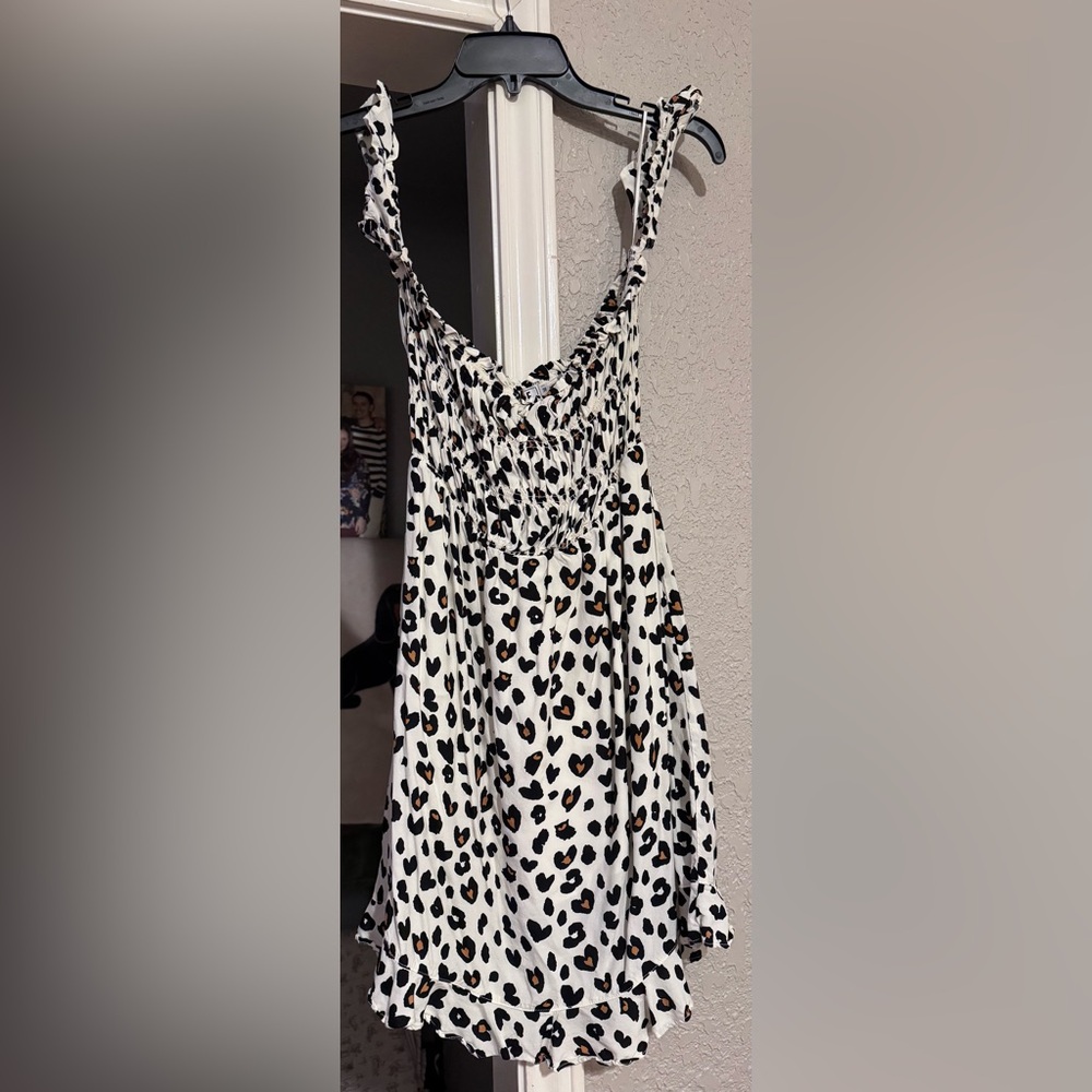 Leopard Print Mini Dress